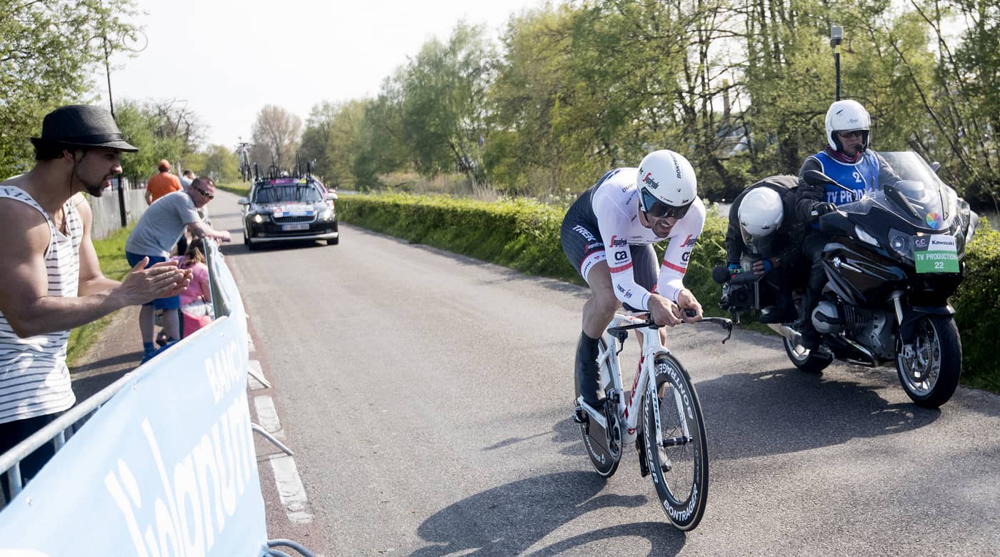 Fabian Cancellara of Trek Segafredo Team during the TTT first stage Giro d’Italia cycling race in Apeldoorn, Nederland, 6 May 2016. ANSA/CLAUDIO PERI