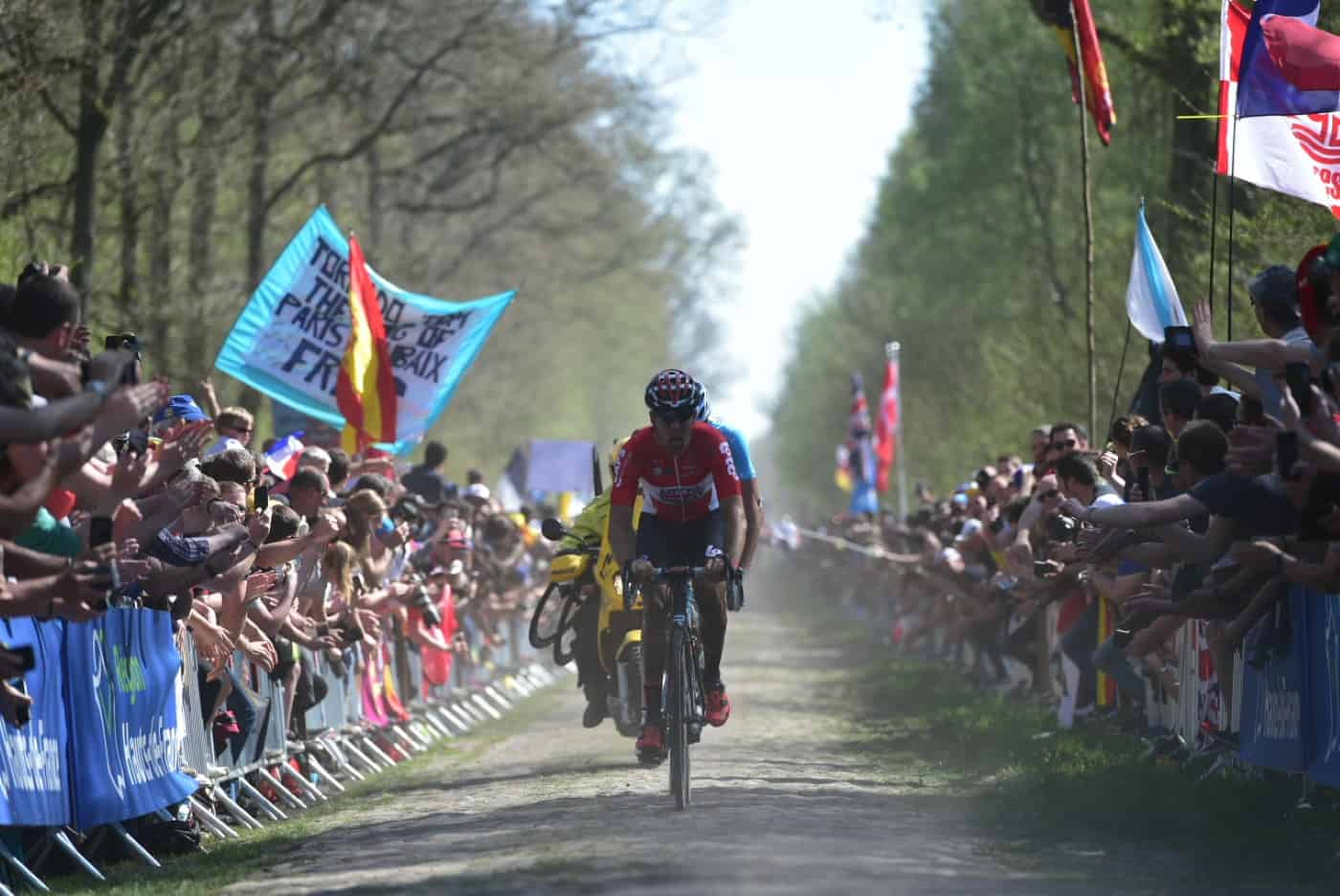 Paris-Roubaix 2017 - 09/04/2017 - Jelle WALLAYS, LOTTO SOUDAL dans la trouée d'Arenberg